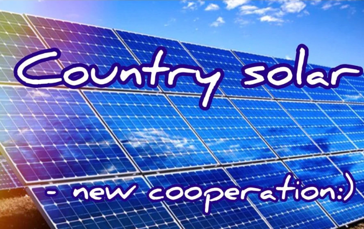 Country Solar and Wekraft are friends now ! We are glad to new cooperation!
