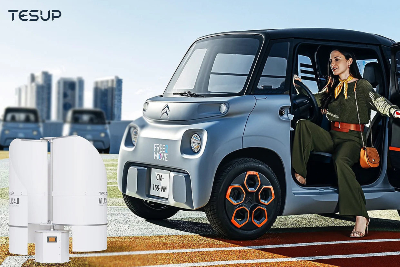 Charging an Electric Vehicle with your own power!