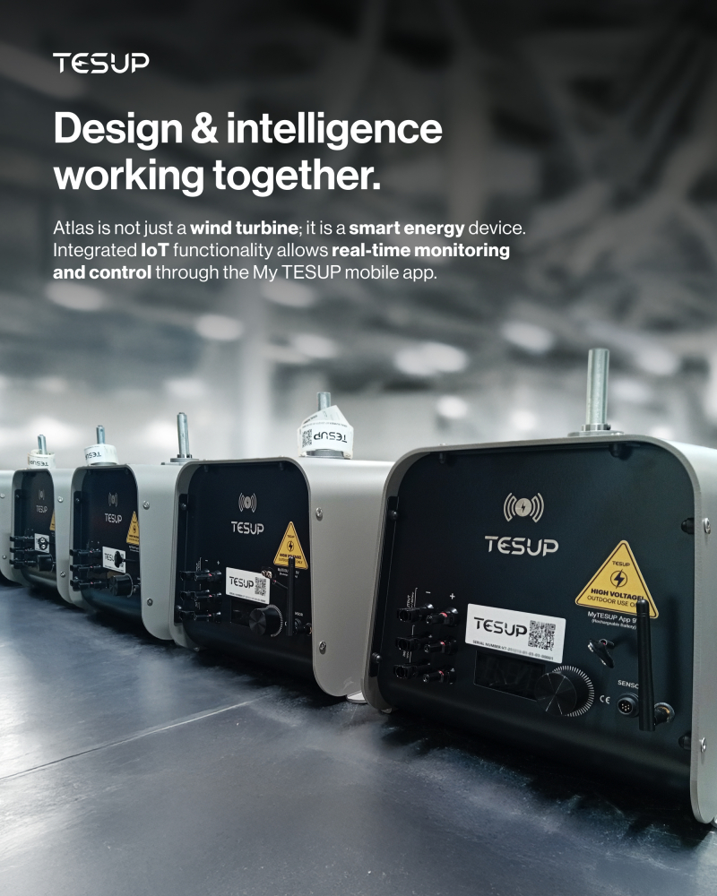 Atlas Wind Turbine: Power, Design, and Intelligence Working Together