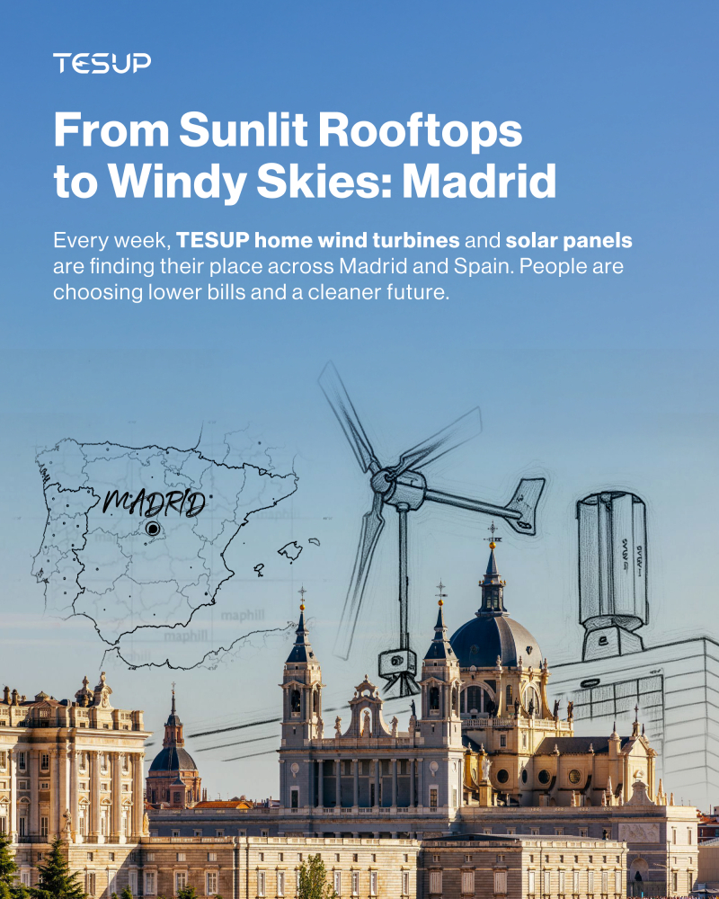From Sunlit Rooftops to Windy Skies: Madrid