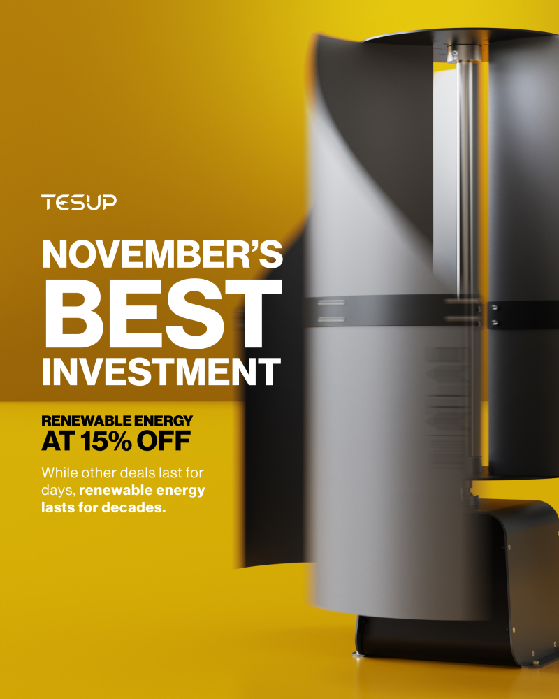 November’s Best Investment: Renewable Energy at 15% Off