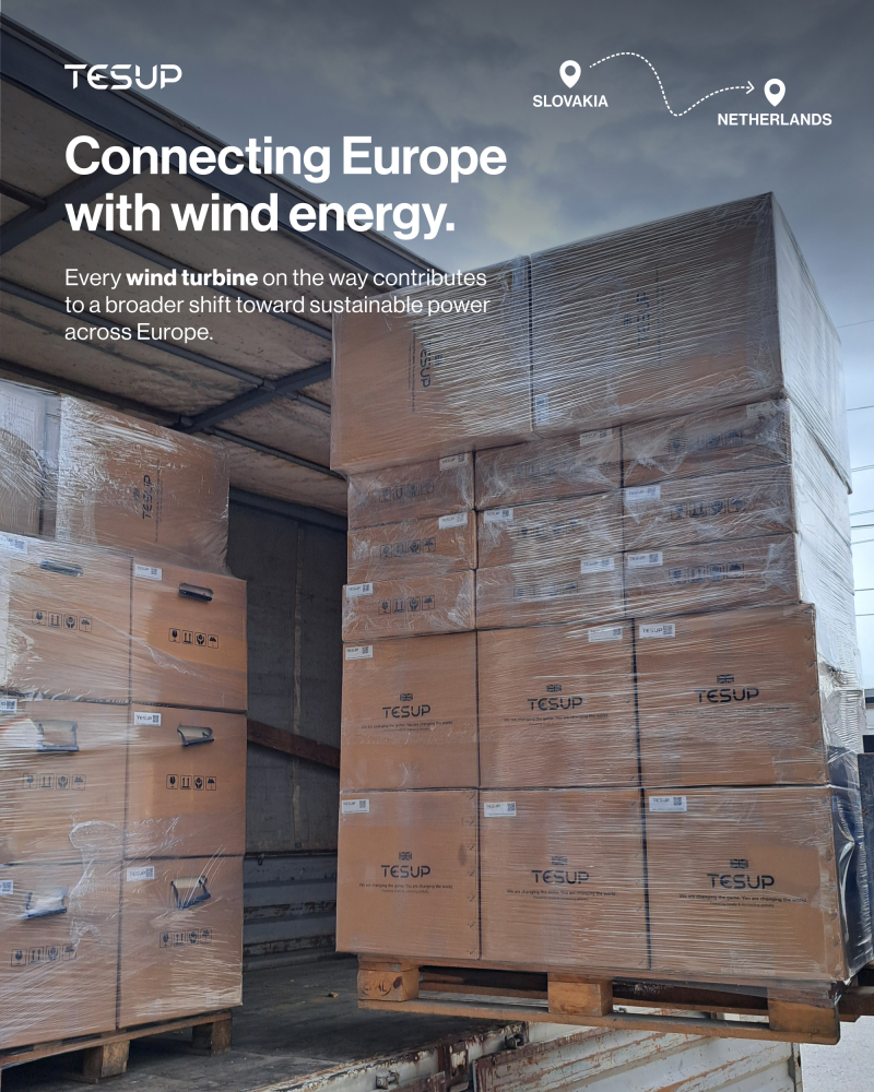 Wind Turbines on the Way: From Slovakia to the Netherlands