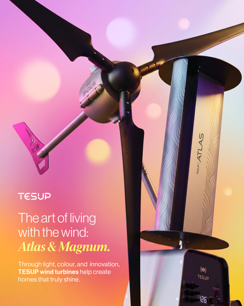 The Art of Living With the Wind: Atlas & Magnum Wind Turbines