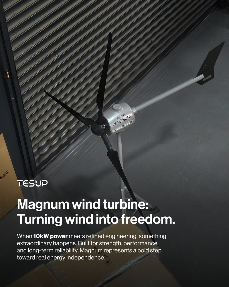 Magnum Wind Turbine: Turning Wind into Freedom