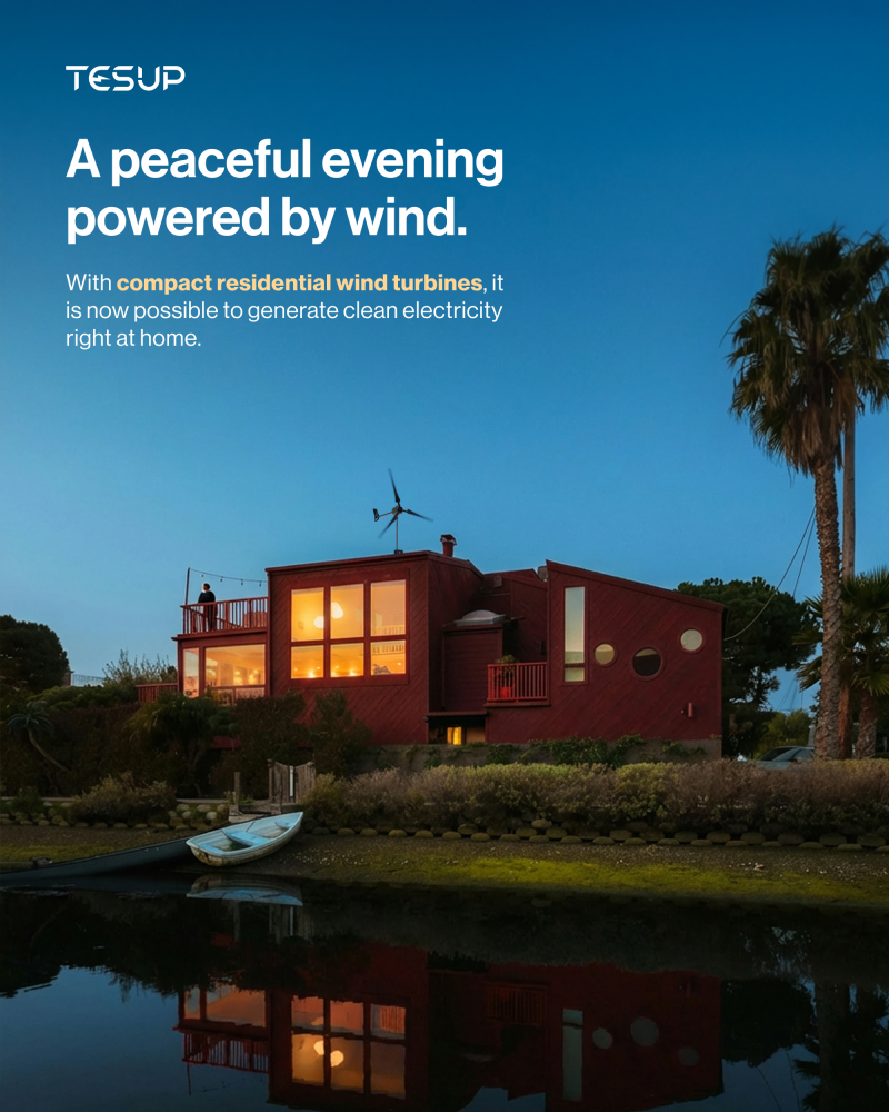 A Peaceful Evening Powered by Wind: Life Off the Grid at Home
