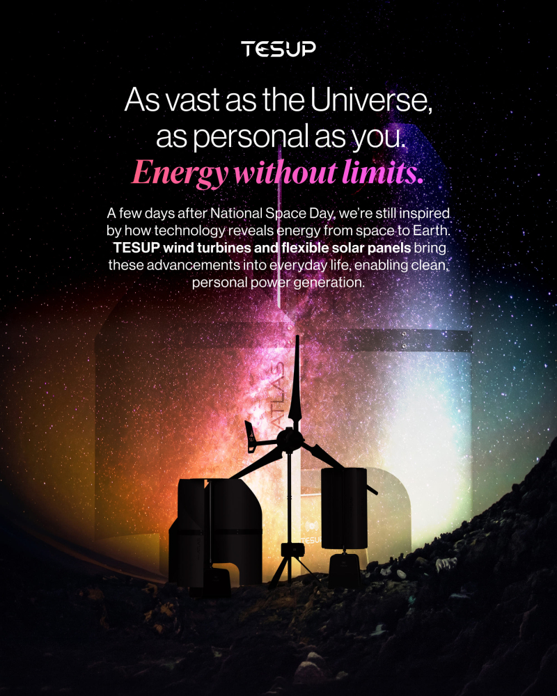 As vast as the Universe, as personal as you. Energy without limits.