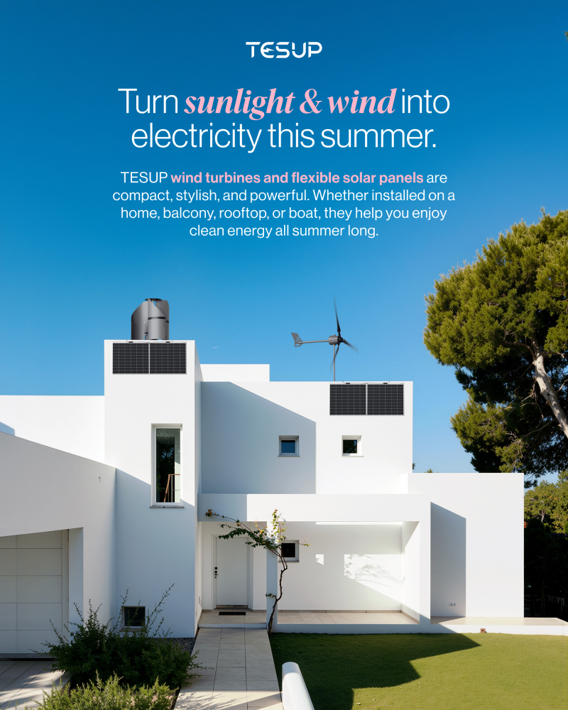 Summer Is Coming: Turn Sunshine and Wind into Electricity