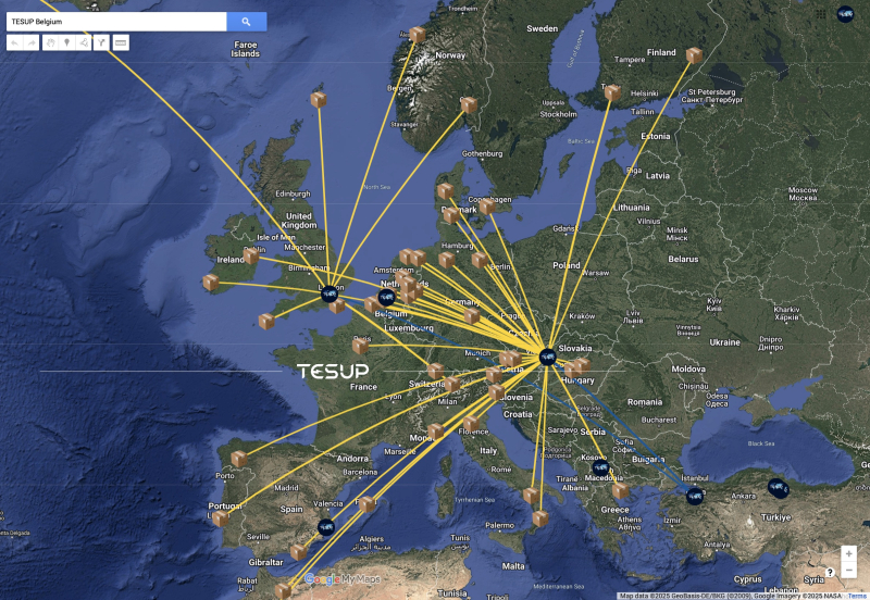 Another Special Ordinary Day for Us in Manufacturing and Delivering the Pallets in Europe