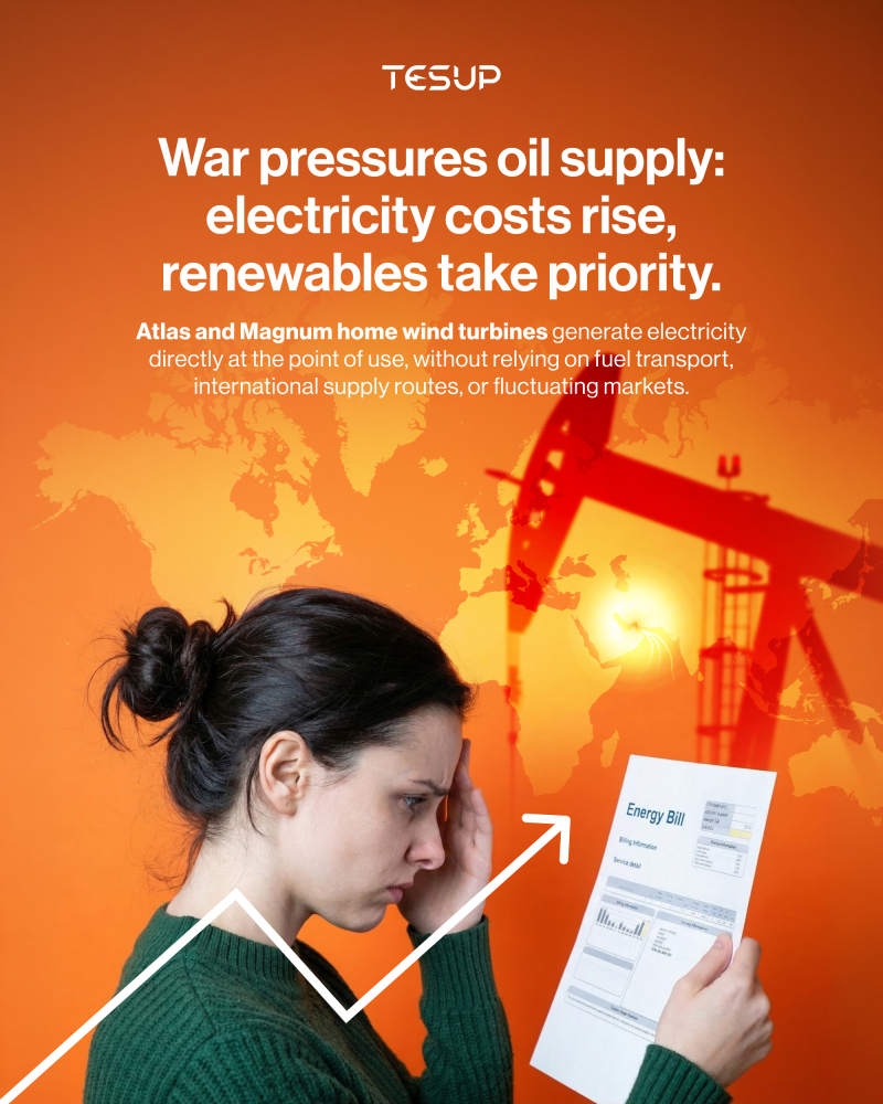 War Threatens Oil Supply Routes: Renewables Rise as Electricity Costs Surge