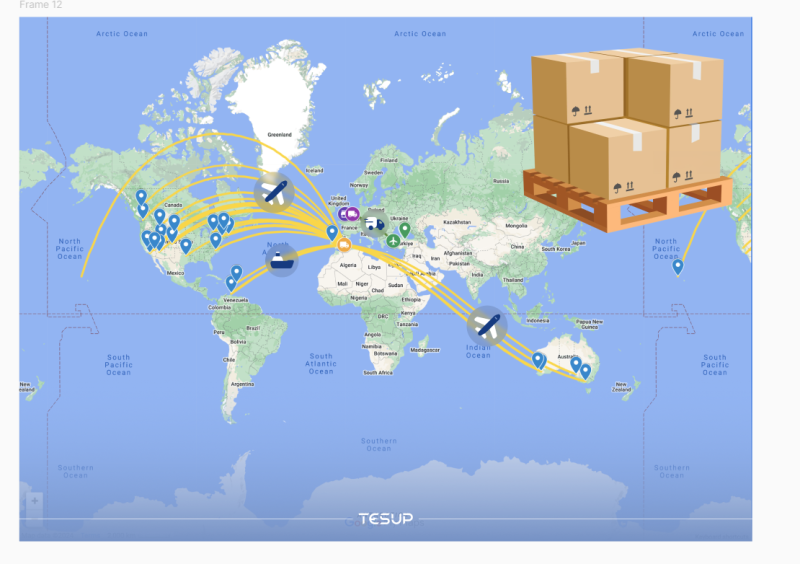 Today's Shipments: Sea, Air, and Road