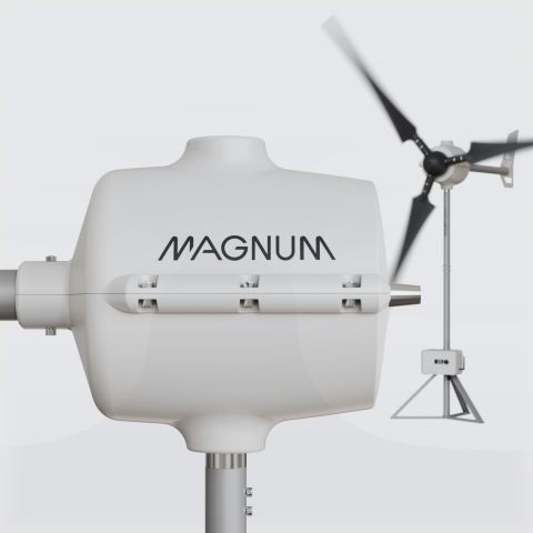 Horizontal Wind Turbine (15 kW motor, 12 kW peak)