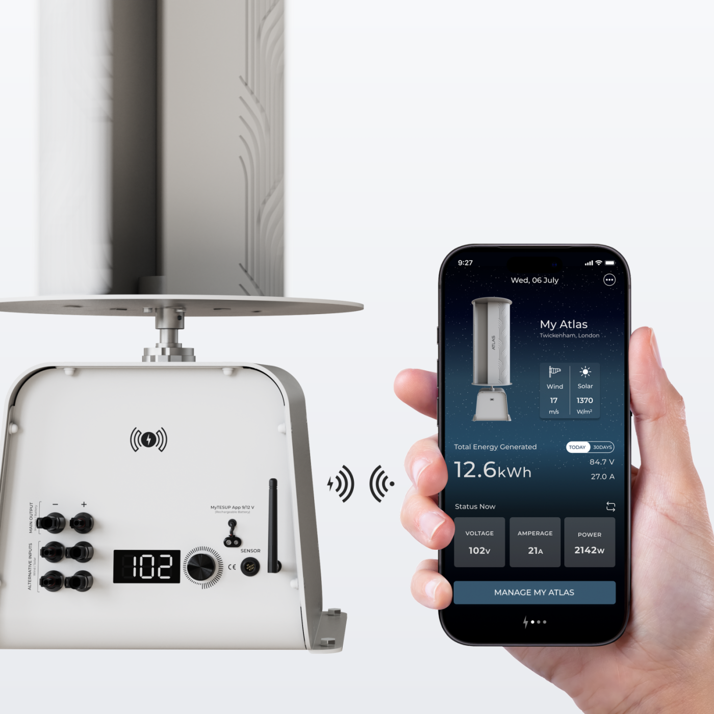 Atlas smart IoT app control
