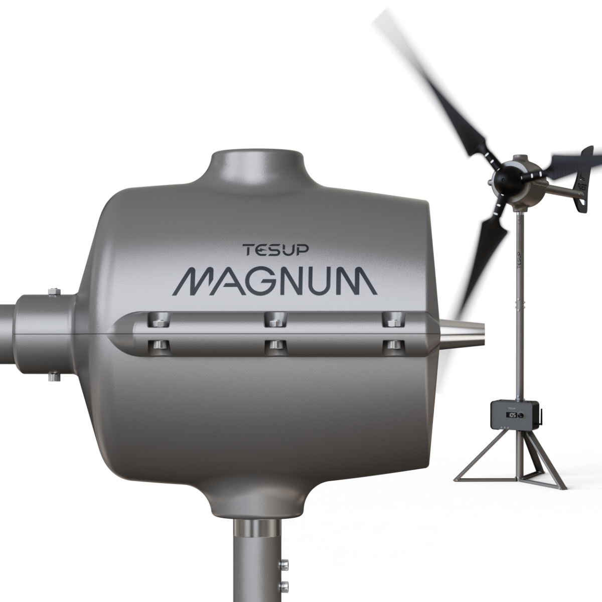 Magnum Horizontaler Windturbinen-Generator (15 kW Motor, 12 kW Spitze)