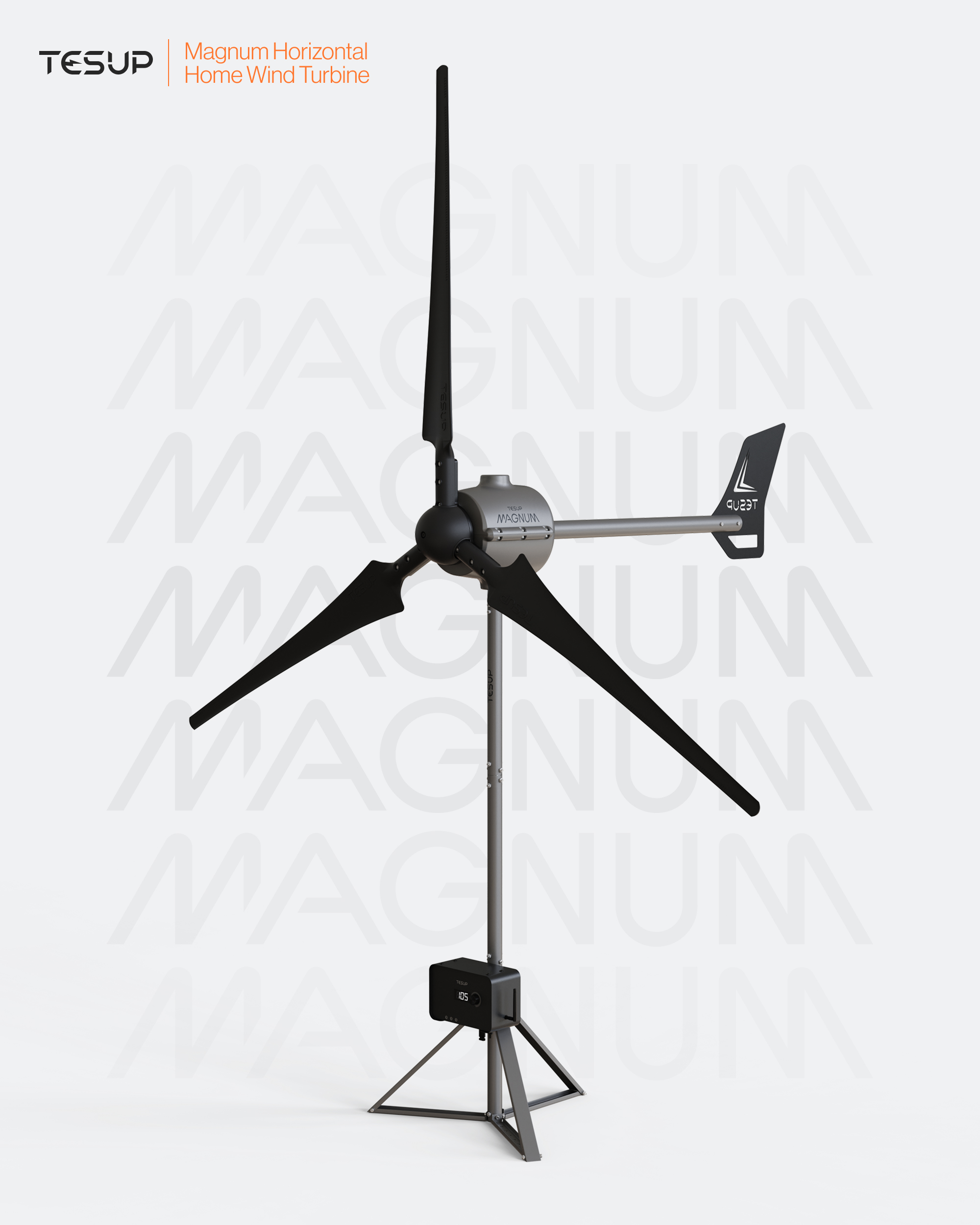 Wekraft 新しい金型 Magnum 10kW 風力タービン
