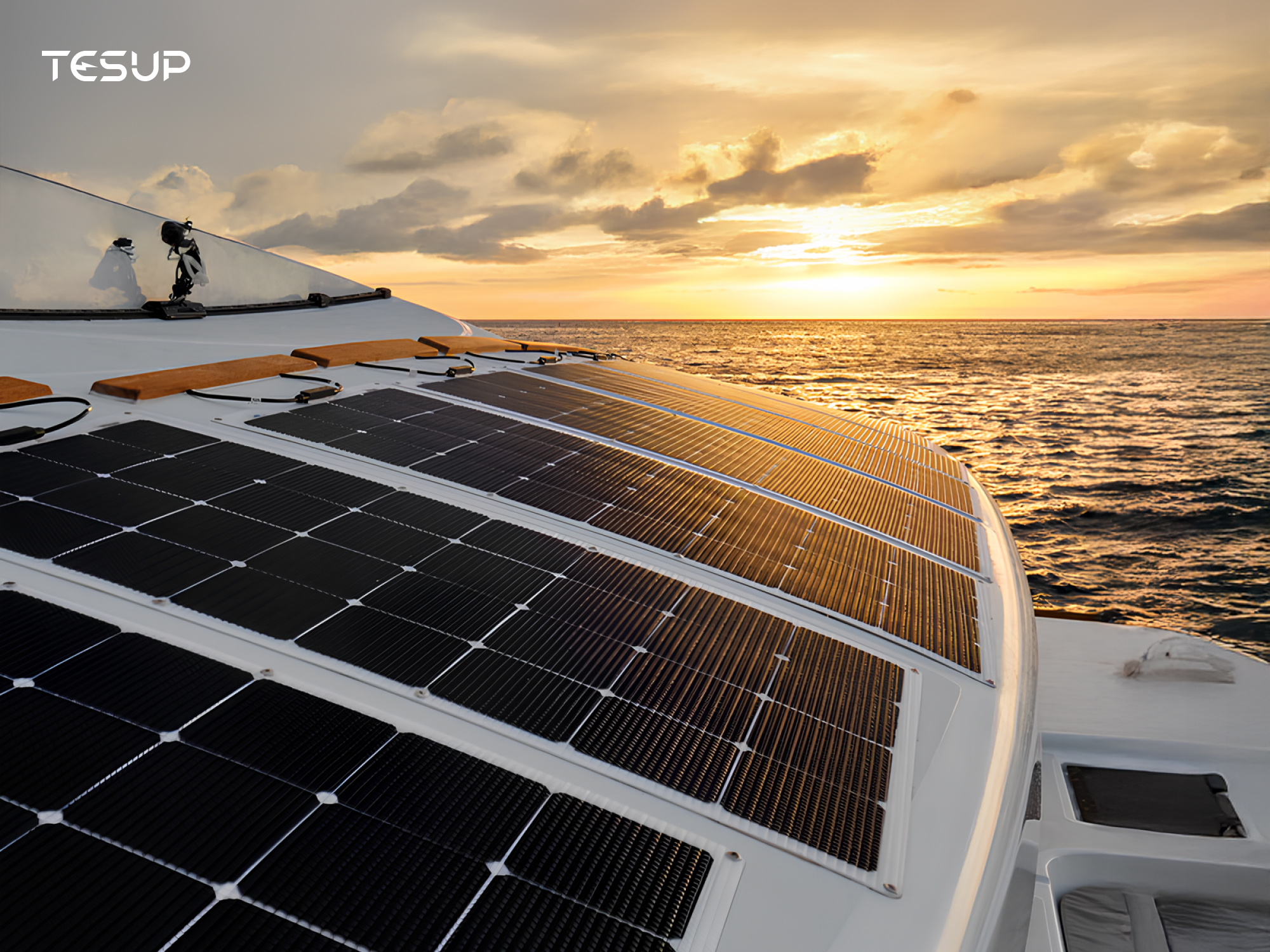 Wekraft Solar Panels on Yacht