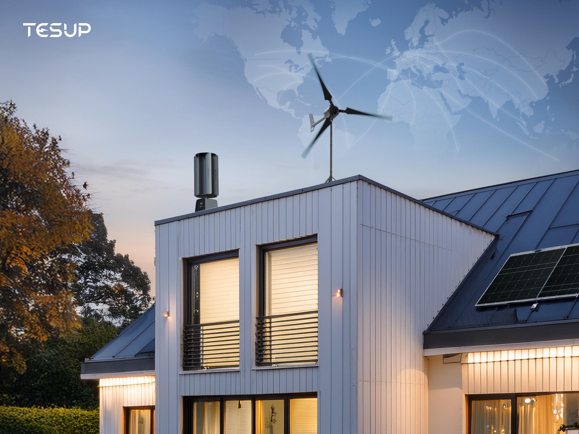 Tendencias globales de energía renovable de Wekraft