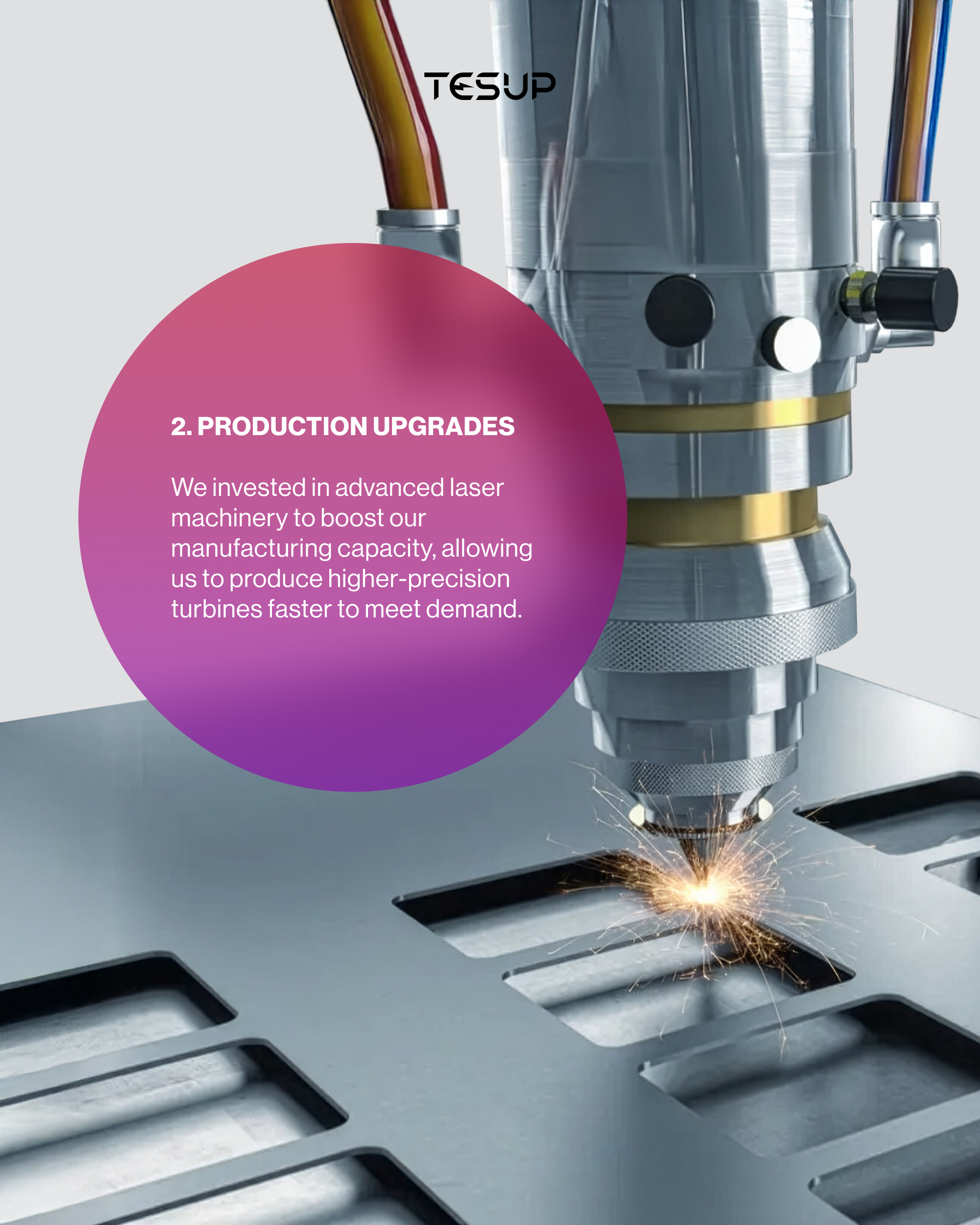 Investissements de Wekraft dans la production