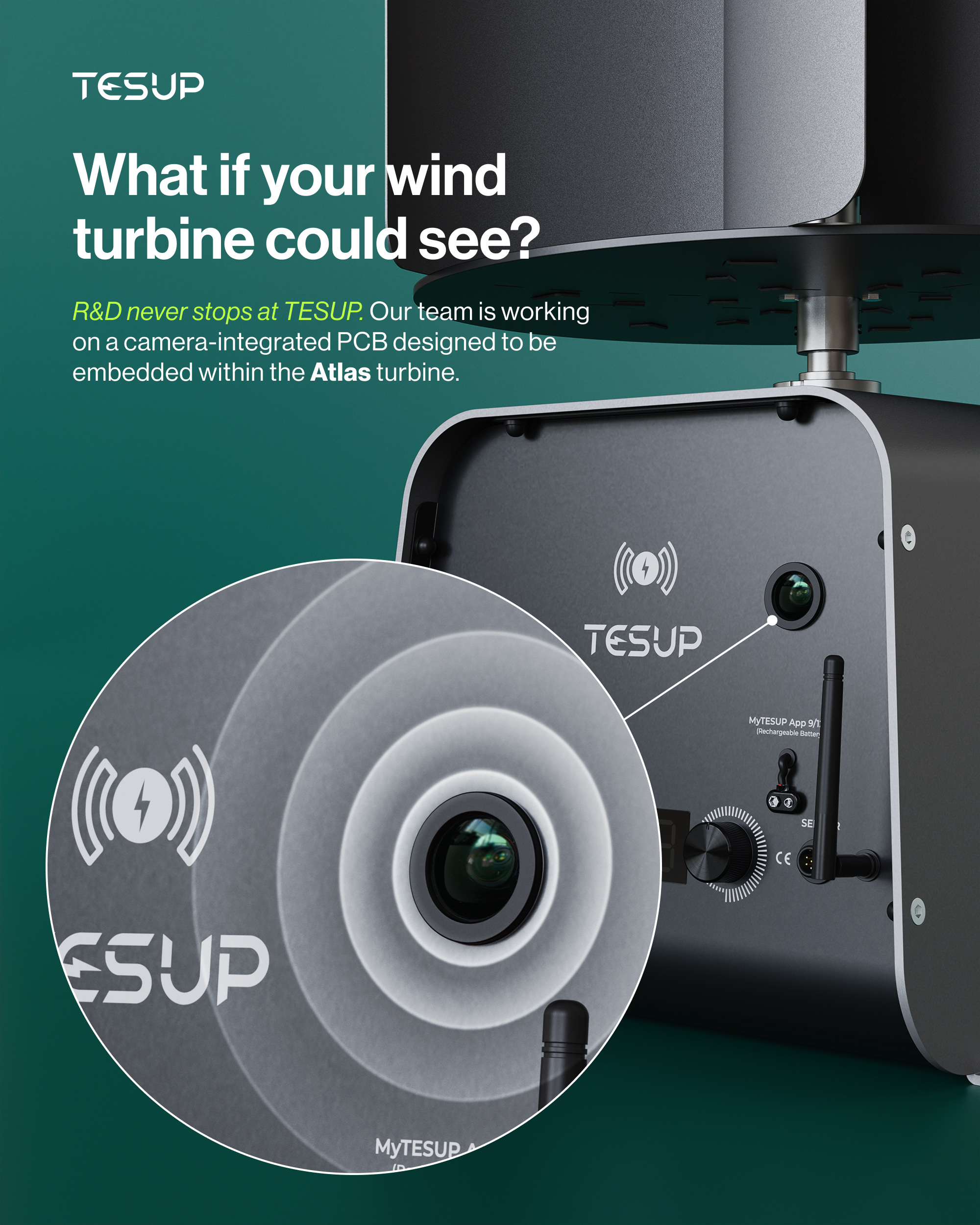 Smarter Horizons: Wekraft Explores Camera Integration for Atlas Wind Turbines