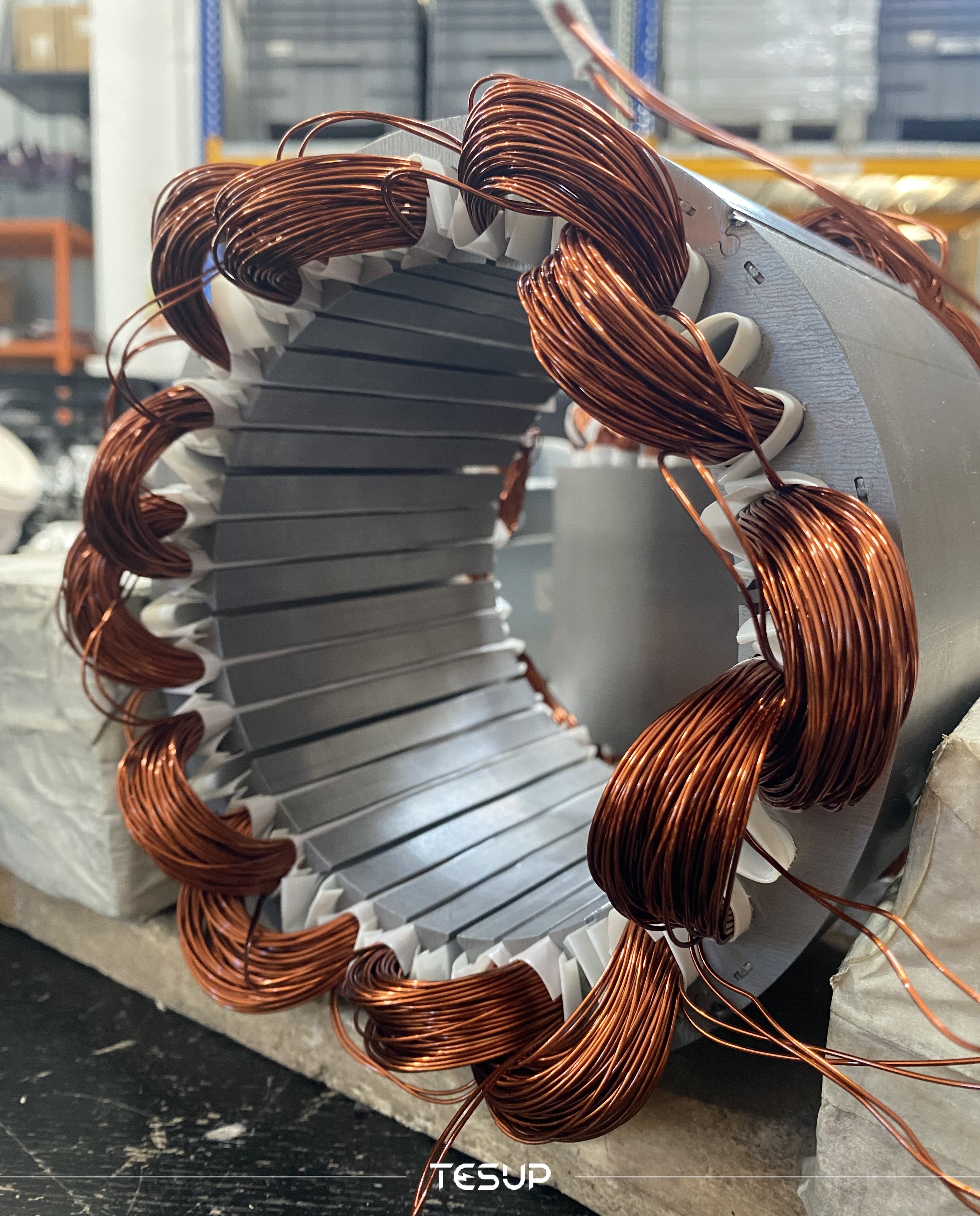 Wekraft Rotor und Stator erzeugen Energie