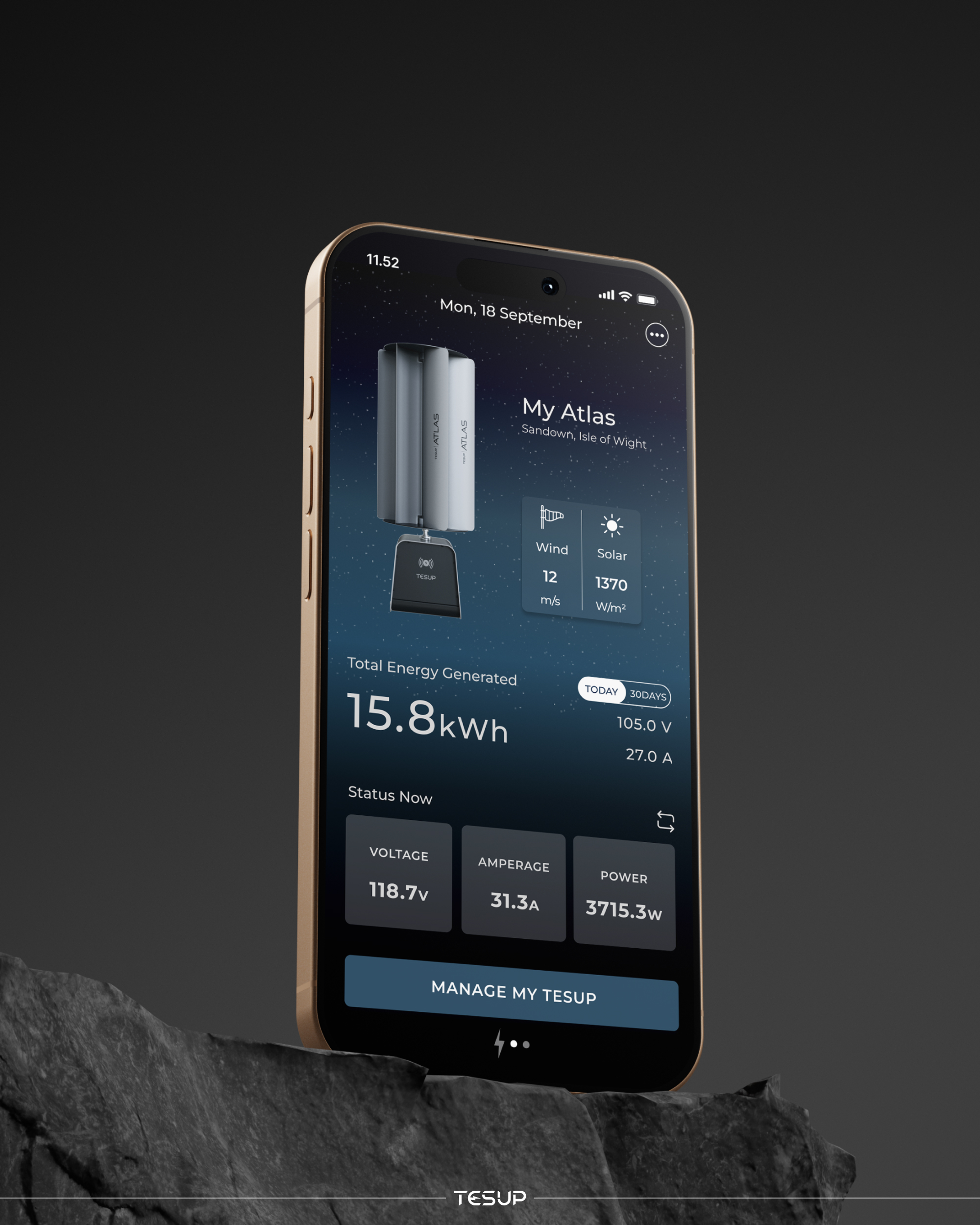 MyWekraft App Data View