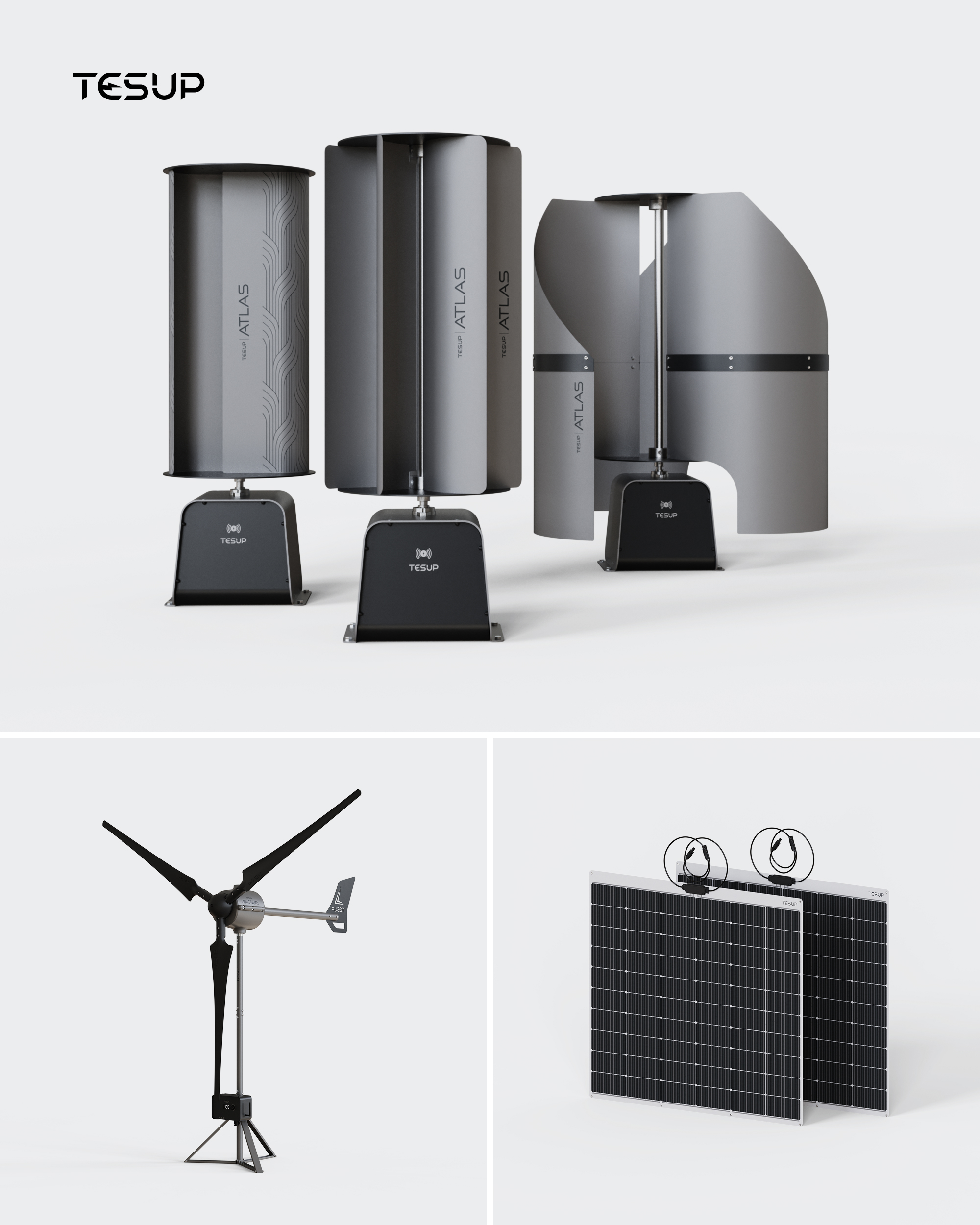 Wekraft scalable renewable energy installations