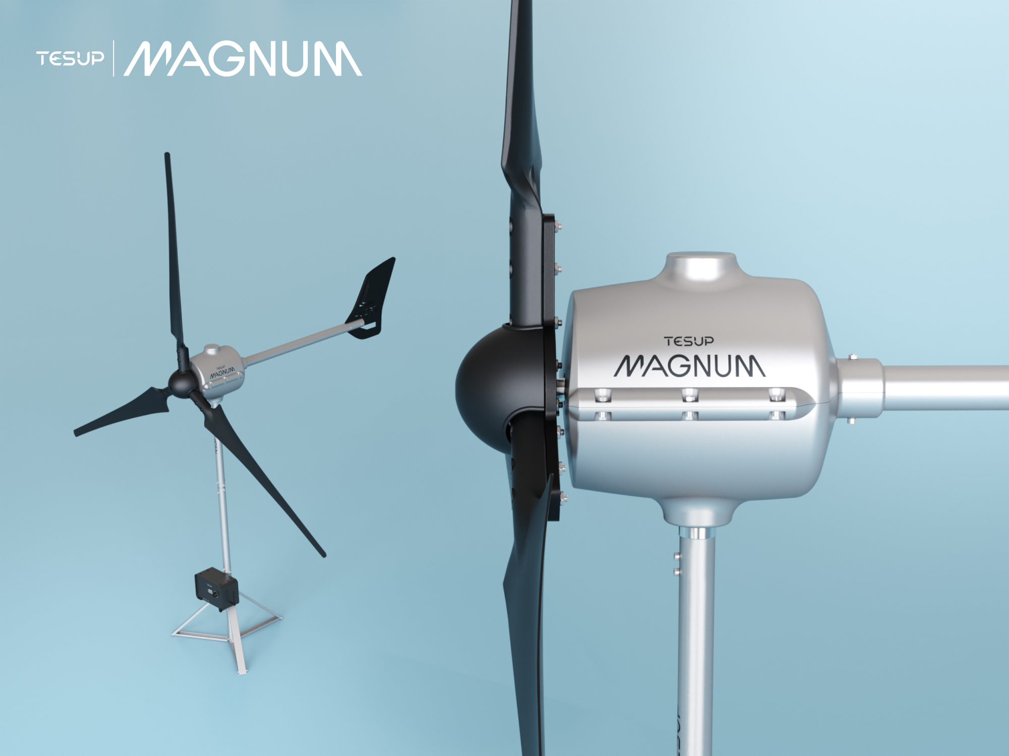 Wekraft Magnum horizontal-axis turbine