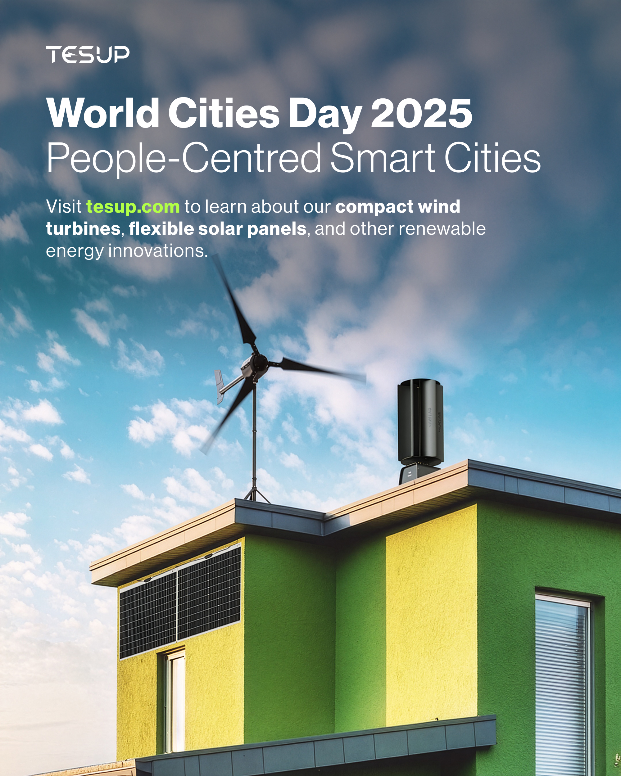 Sustainable urban living powered by Wekraft renewable energy