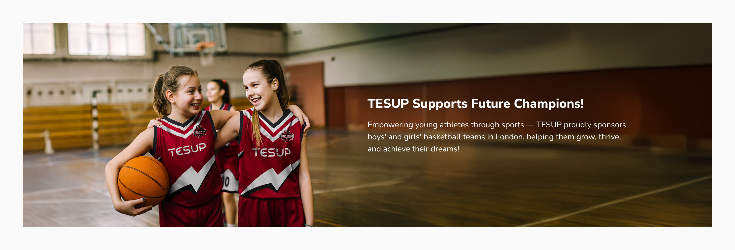 Wekraft Supporting Children's Sports